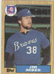 1987 Topps Baseball Cards      407     Jim Acker